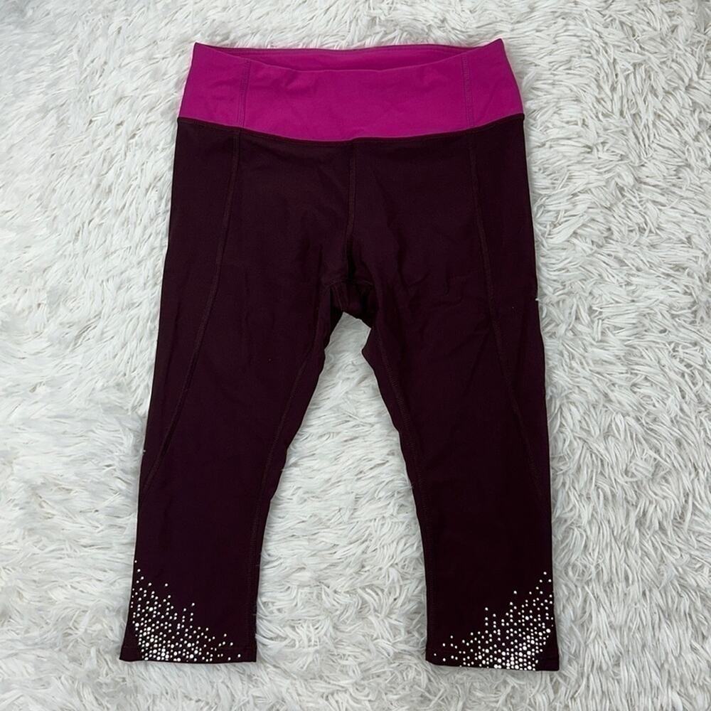 Lululemon Tight Stuff Crop Bordeaux Drama / Raspberry